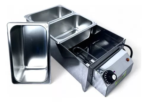 RECHAUD MOLHEIRA DERRETEDEIRA CHOCOLATEIRA 3 CUBAS 1/4