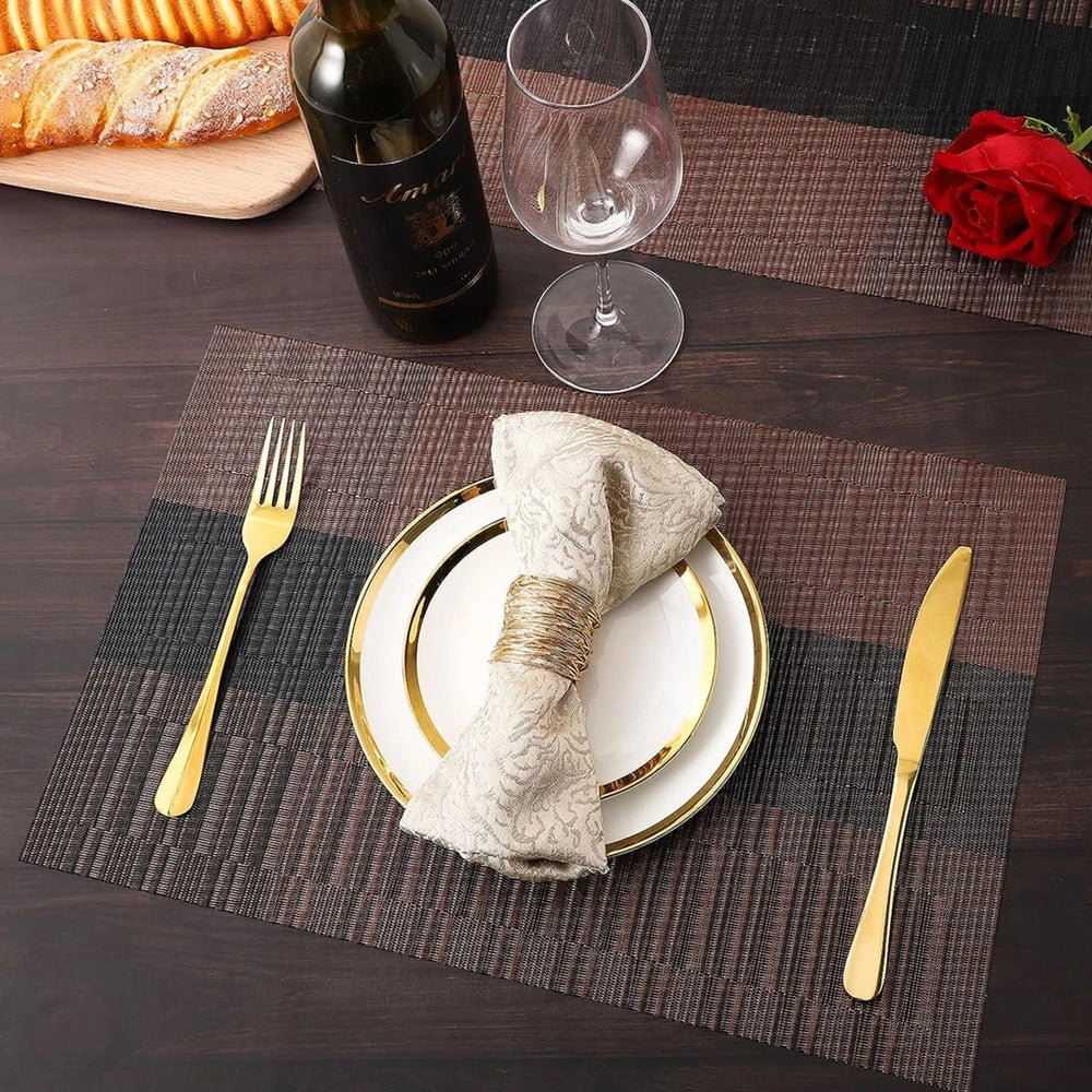 JOGO AMERICANO DE SALA DE JANTAR MESA JANTAR PVC CORES 6 PEÇAS