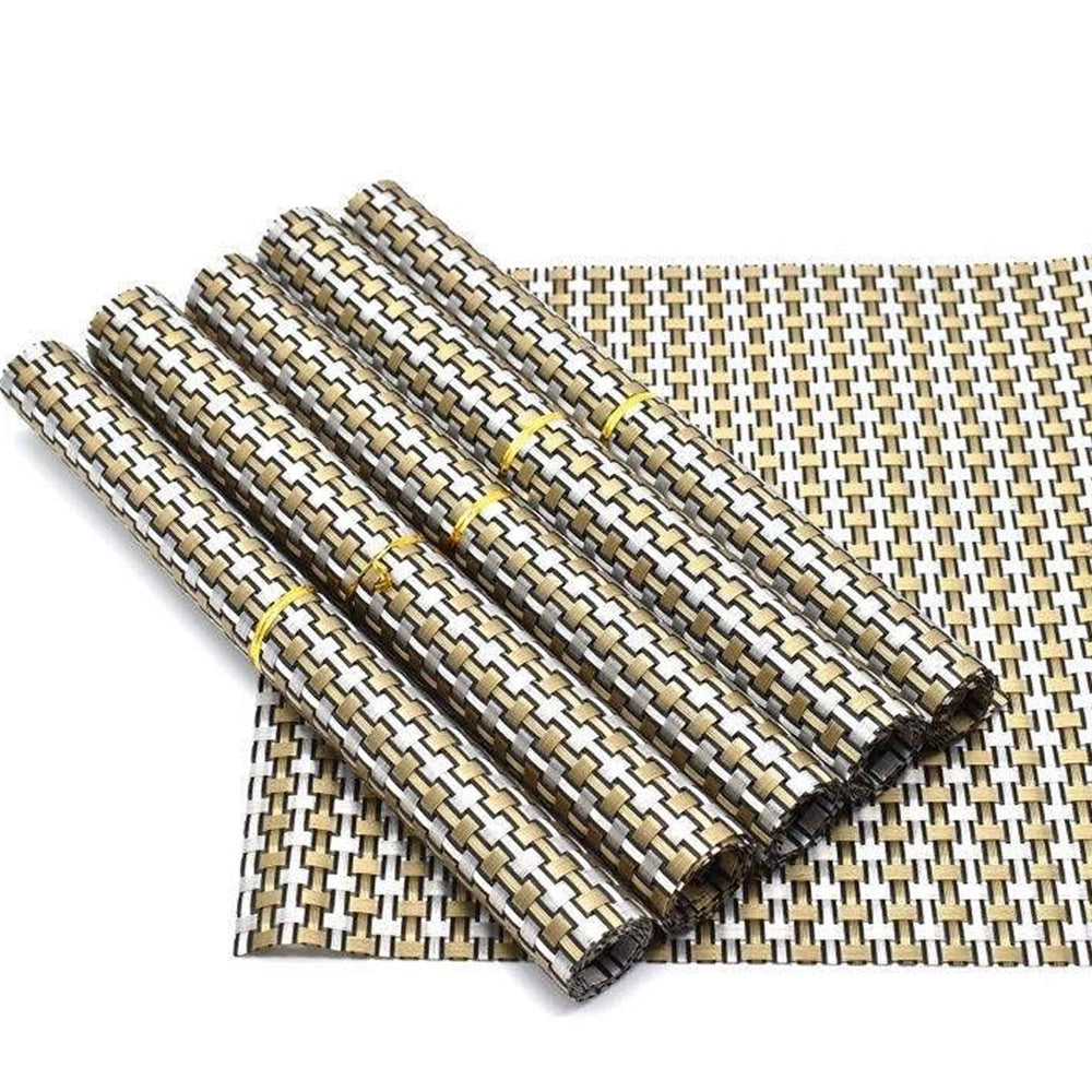 JOGO AMERICANO DE SALA DE JANTAR MESA JANTAR PVC CORES 6 PEÇAS