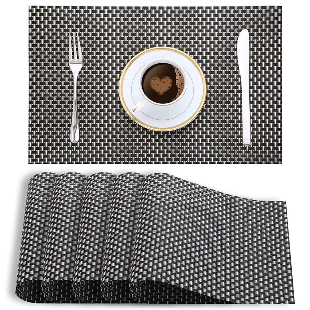 JOGO AMERICANO DE SALA DE JANTAR MESA JANTAR PVC CORES 6 PEÇAS