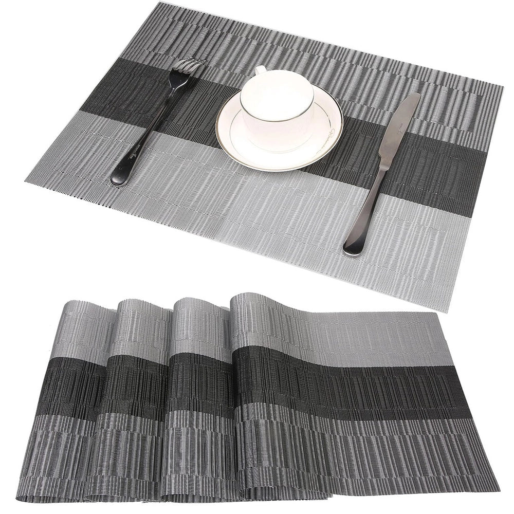 JOGO AMERICANO DE SALA DE JANTAR MESA JANTAR PVC CORES 6 PEÇAS