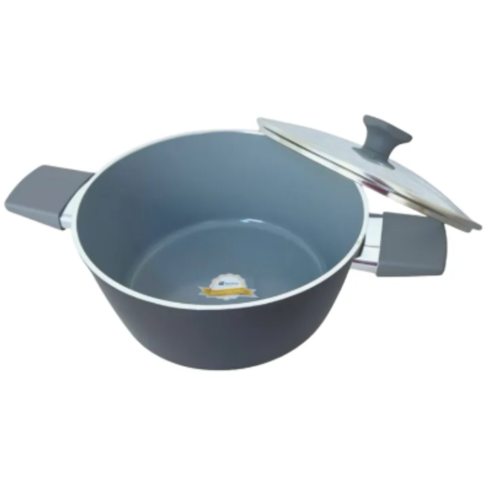 CAÇAROLA CERAMICA ANTIADERENTE INDUÇÃO 24CM - 4MM
