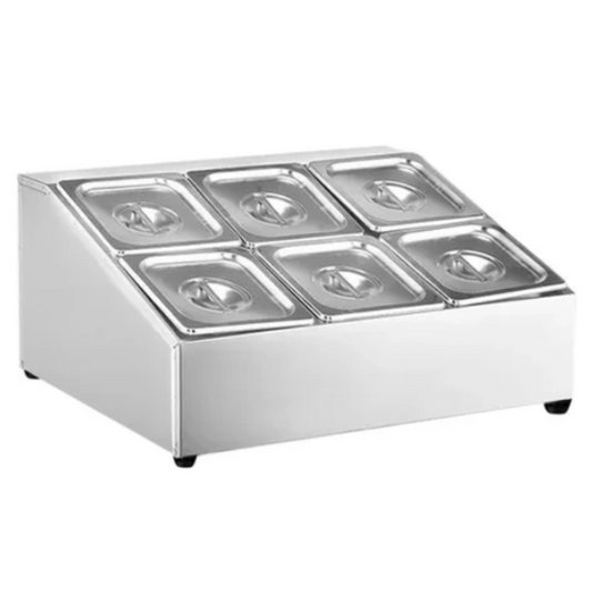 CONDIMENTADORA PIZZAIOLO PIZZARIA DUPLO 6 CUBAS