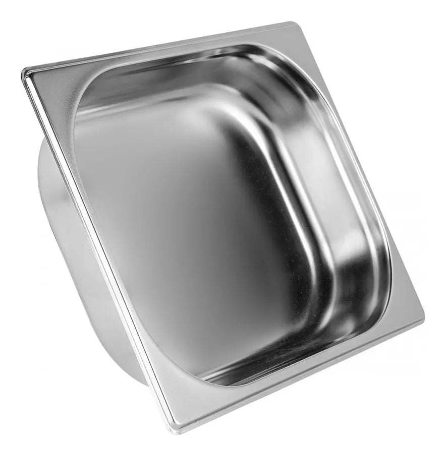 CUBA GASTRONOMICA GN 1/2X65MM 325X265MM AÇO INOX E 0,7MM