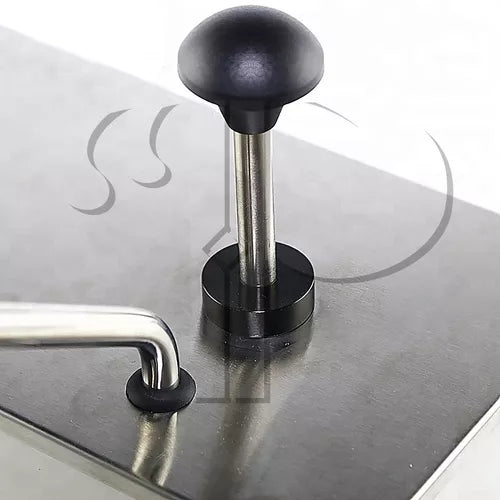 Dispenser Dosador P/ Molho E Condimentos 3 Litros Aço Inox