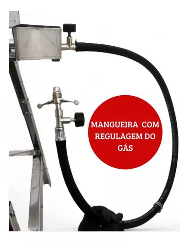 TACHO PASTELEIRO 16 A GÁS ALTA PRESSÃO CESTO - IPÊ COZINHAS