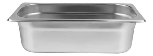 CUBA GASTRONOMICA GN 1/3X100MM 176X325MM AÇO INOX E 0,7MM