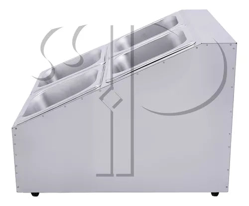 CONDIMENTADORA PIZZAIOLO PIZZARIA DUPLO 4 CUBAS