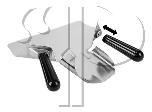 Pegador Aço Inox Ambidestro Para Batata Pipoca Salgados
