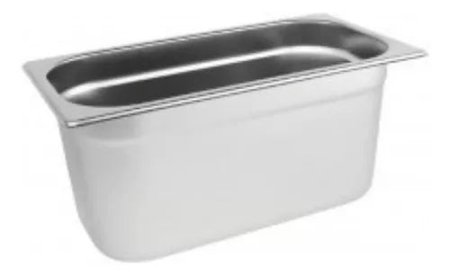 CUBA GASTRONOMICA GN 1/9X150MM 108X176MM AÇO INOX E 0,7MM
