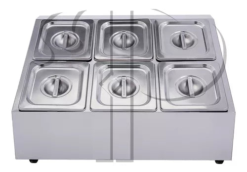 CONDIMENTADORA PIZZAIOLO PIZZARIA DUPLO 6 CUBAS