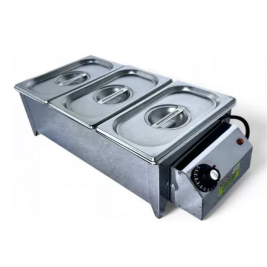 RECHAUD MOLHEIRA DERRETEDEIRA CHOCOLATEIRA 3 CUBAS 1/4