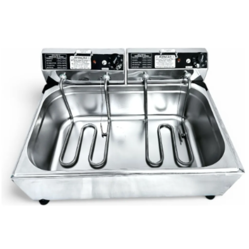 FRITADEIRA INDUSTRIAL ELETRICA 16L 1 CUBA 3 CESTOS 220V - IPE COZINHAS