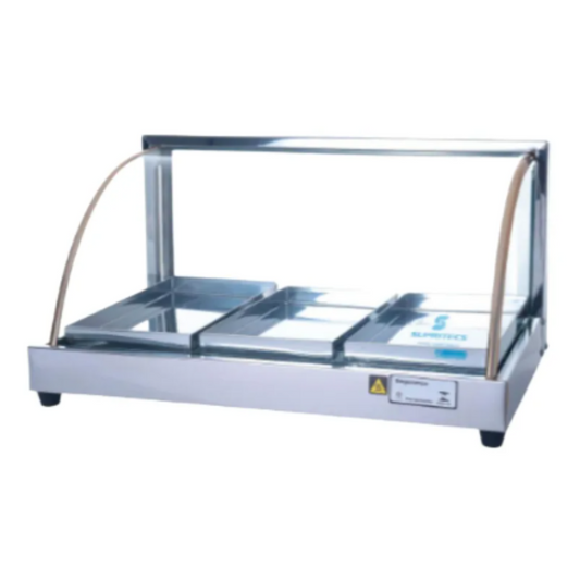 ESTUFA 3 BAND VIDRO CURVO 220V - 79 SUPRITECS