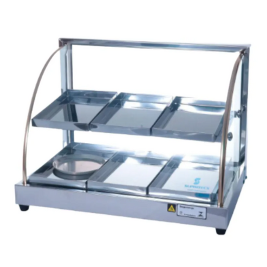 ESTUFA 6 DUPLA SIMPLES VIDRO CURVO 127V - 486 SUPRITECS