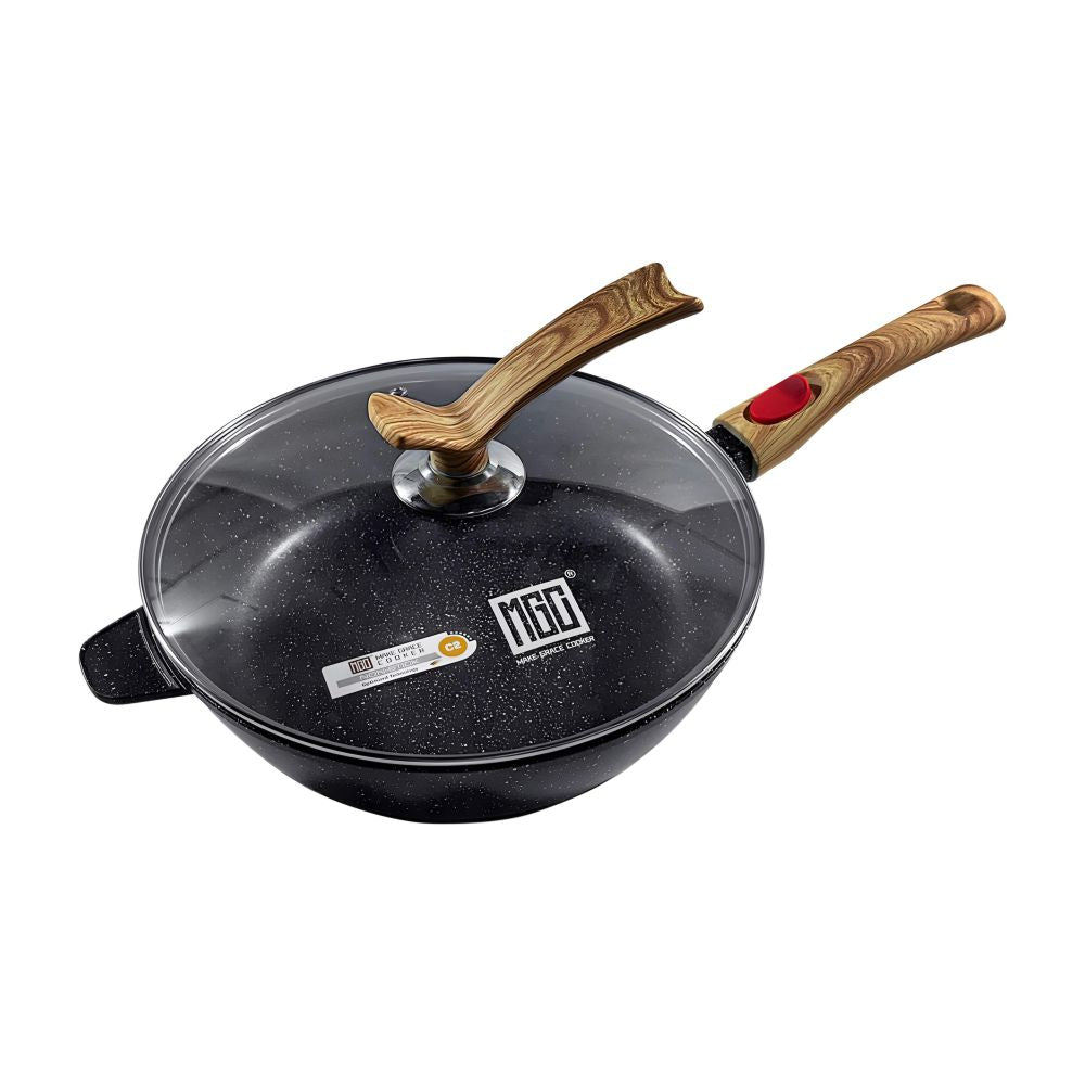 FRIGIDEIRA ANTIADERENTE INDUÇÃO REVESTIMENTO GRANITO 28CM REDONDA