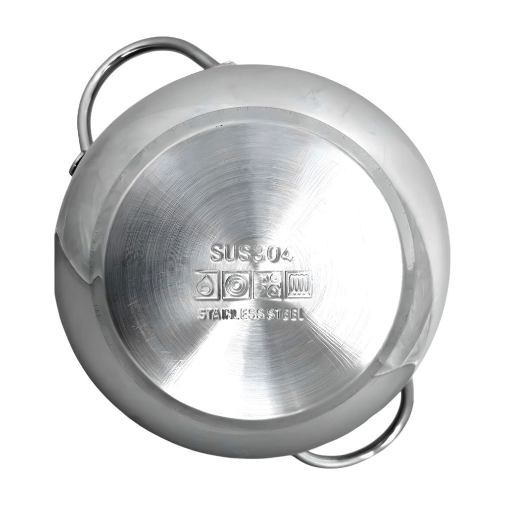 FRITADEIRA JAPONESA FRYER AÇO INOX 25 CM 3.2L COM TERMÔMETRO