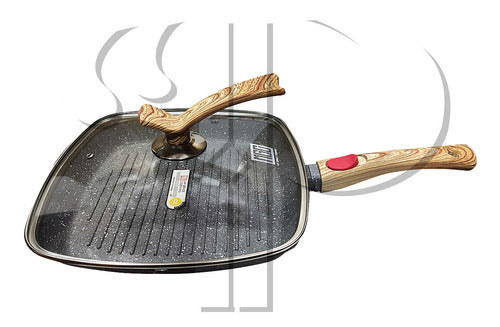 FRIGIDEIRA INDUÇÃO COOKLOVER ANTIADERENTE GRANITO 28 CM QUADRADA