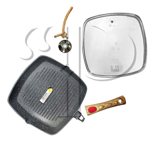 FRIGIDEIRA INDUÇÃO COOKLOVER ANTIADERENTE GRANITO 28 CM QUADRADA