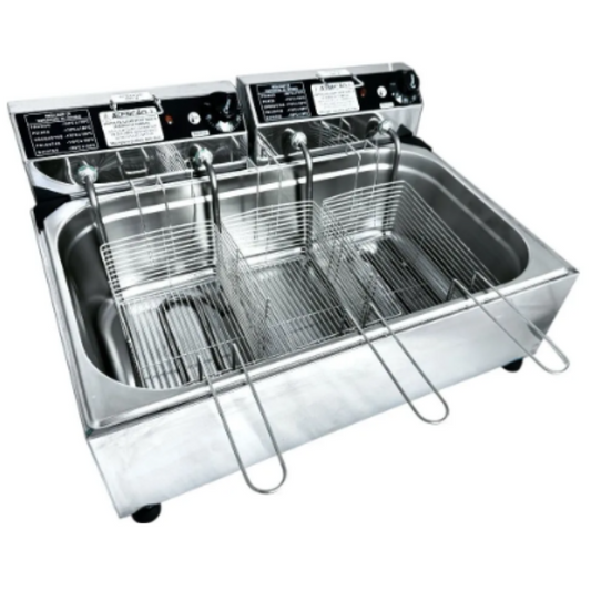 FRITADEIRA INDUSTRIAL ELETRICA 16L 1 CUBA 3 CESTOS 220V - IPE COZINHAS