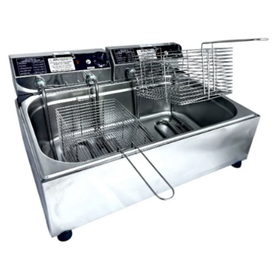 FRITADEIRA INDUSTRIAL ELETRICA 16L 1 CUBA 2 CESTOS 220V - IPE COZINHAS