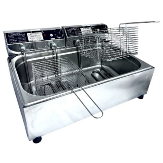 FRITADEIRA INDUSTRIAL ELETRICA 16L 1 CUBA 2 CESTOS 127V - IPE COZINHAS