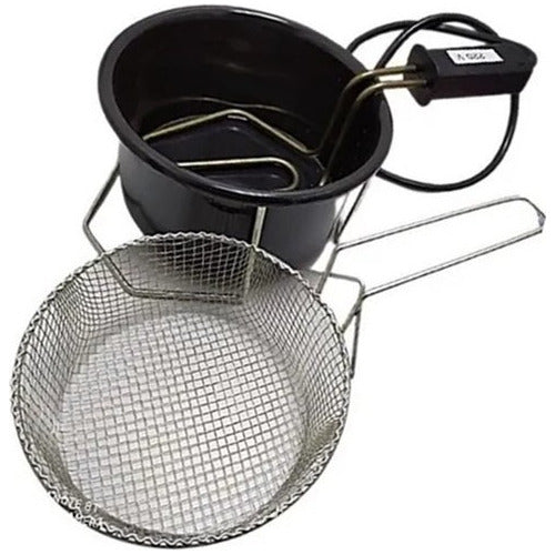 FRITADEIRA ELÉTRICA ESMALTADA 1,5 LITROS S/ TERMOSTATO