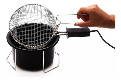 FRITADEIRA ELÉTRICA ESMALTADA 1,5 LITROS S/ TERMOSTATO