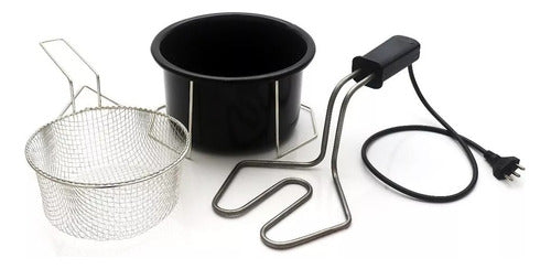 FRITADEIRA ELÉTRICA ESMALTADA 1,5 LITROS S/ TERMOSTATO