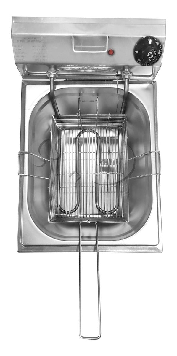 FRITADEIRA INDUSTRIAL 10 LITROS COM ZONA FRIA - IPÊ COZINHAS