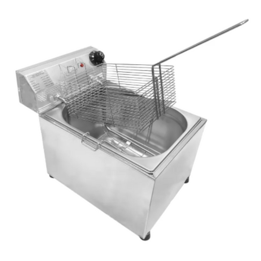 FRITADEIRA INDUSTRIAL 10 LITROS COM ZONA FRIA - IPÊ COZINHAS