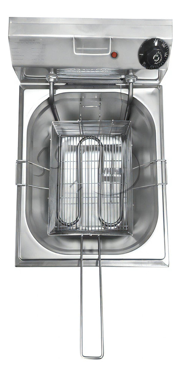 FRITADEIRA INDUSTRIAL 10 LITROS COM ZONA FRIA - IPÊ COZINHAS