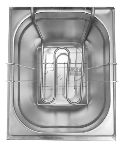 FRITADEIRA INDUSTRIAL 10 LITROS COM ZONA FRIA - IPÊ COZINHAS