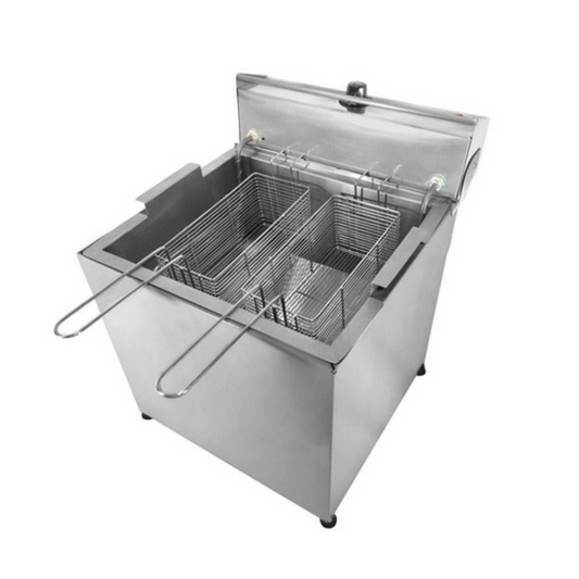 FRITADEIRA INDUSTRIAL 20 LITROS ÁGUA E ÓLEO COM ZONA FRIA - IPE COZINHAS