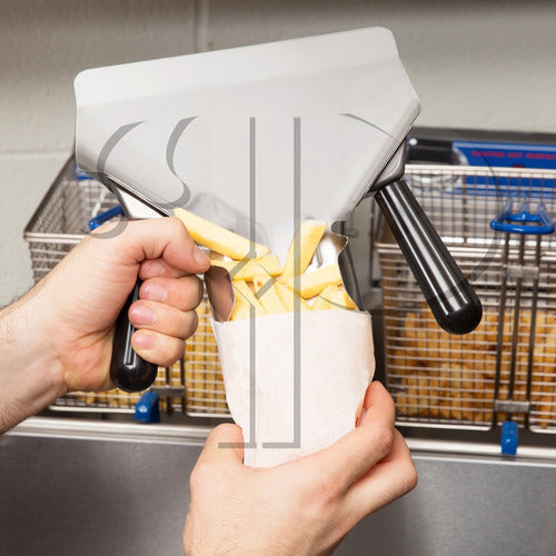 PÁ E PEGADOR AMBIDESTRO PARA BATATA PIPOCA SALGADOS