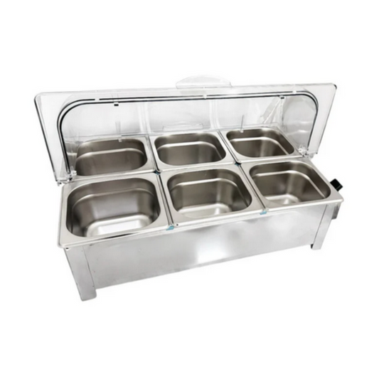 RECHAUD ELETRICO 6 CUBAS 10KG 220V