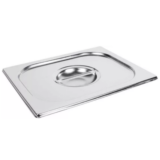 TAMPA PARA CUBA GASTRONOMICA GN 1/2 325X265 E 0,7MM AÇO INOX