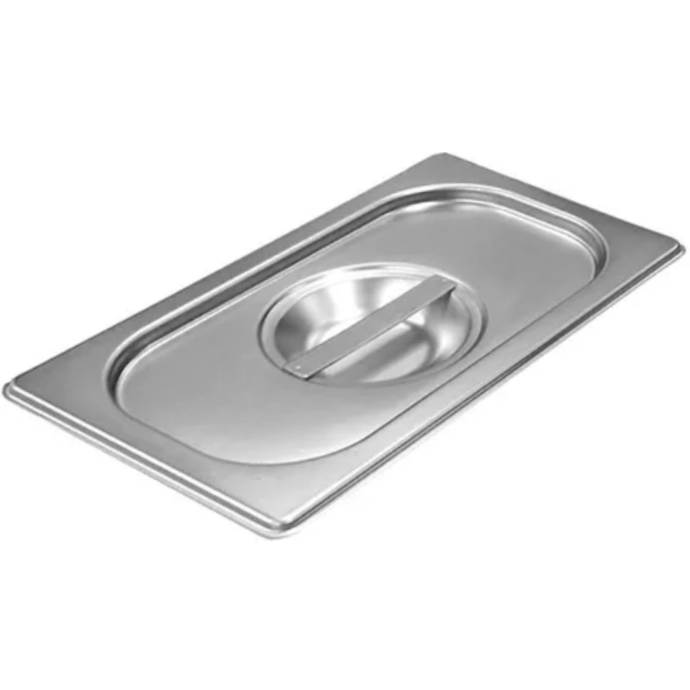 TAMPA PARA CUBA GASTRONOMICA GN 1/3 325X176 AÇO INOX E 0,7MM