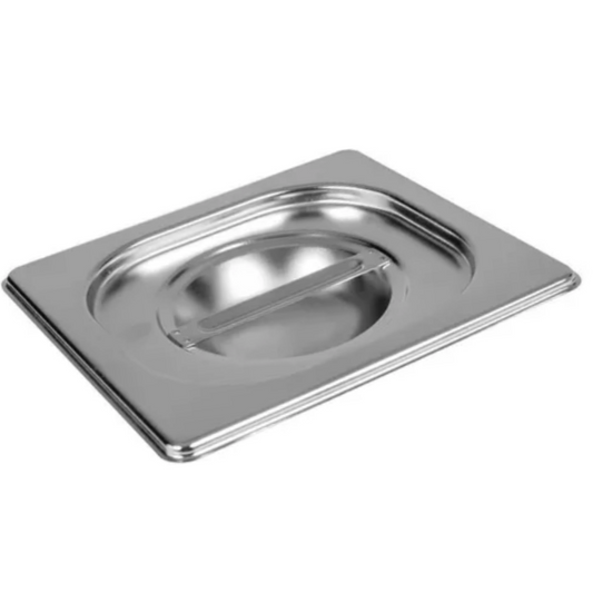 TAMPA PARA CUBA GASTRONOMICA GN 1/6 176x162 AÇO INOX E 0,7MM