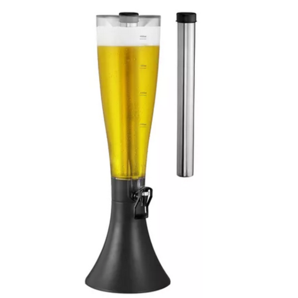 Torre de Chopp Cerveja Suco Hopr Super 4 L Cervejeira Com 2