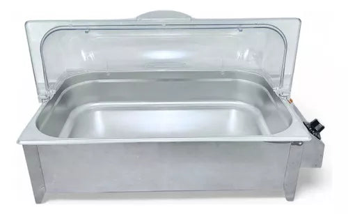 RECHAUD ELÉTRICO 750W CUBA INOX 1/1X100 TAMPA ACRÍLICO
