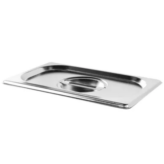 TAMPA PARA CUBA GASTRONOMICA GN 1/9 176X108 E 0,7MM AÇO INOX