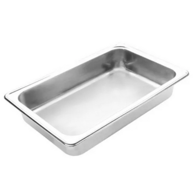 CUBA BANHO MARIA PARA RECHAUD INOX 9 E 9,5 LITROS 530X260MM