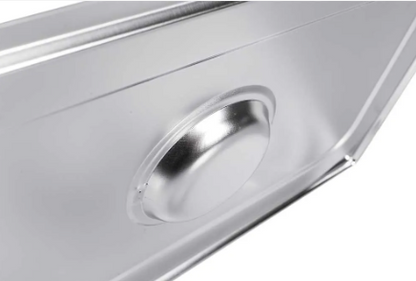 TAMPA PARA CUBA GASTRONOMICA GN 1/1 325X530 E 0,7MM AÇO INOX