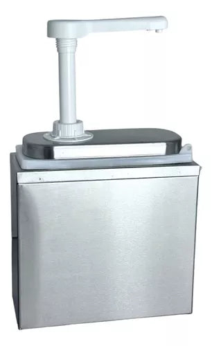 Dispenser Dosador De Molho Ou Condimento Em Aço Inox 1 Litro