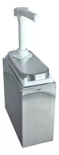 Dispenser Dosador De Molho Ou Condimento Em Aço Inox 1 Litro