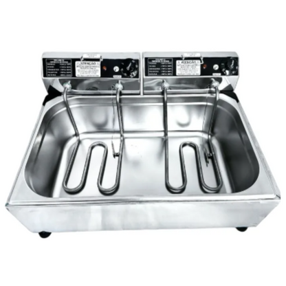 FRITADEIRA INDUSTRIAL ELETRICA 16L 1 CUBA 2 CESTOS 127V - IPE COZINHAS