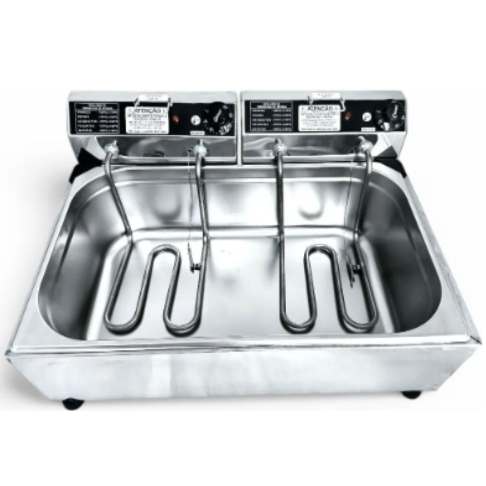 FRITADEIRA INDUSTRIAL ELETRICA 16L 1 CUBA 2 CESTOS 220V - IPE COZINHAS