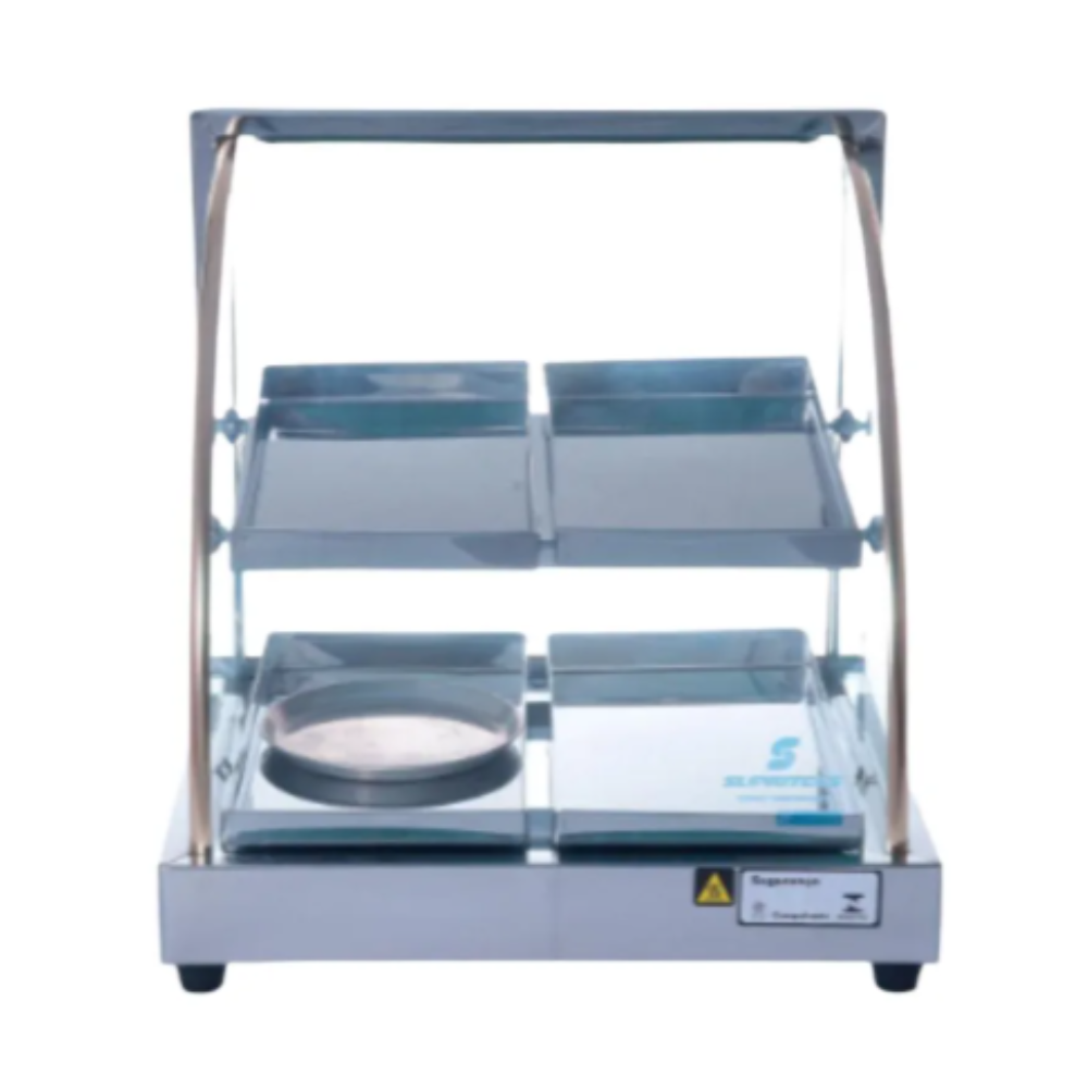 ESTUFA 4 DUPLA SIMPLES VIDRO CURVO 127V - 482 SUPRITECS