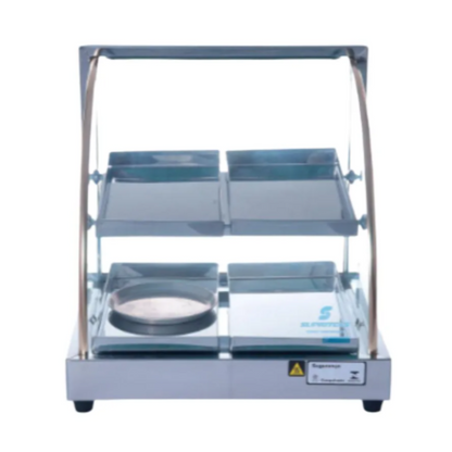 ESTUFA 4 DUPLA SIMPLES VIDRO CURVO 127V - 482 SUPRITECS